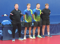 Momčad STK Zagreba: Tomislav Kolarek (trener i igrač), Gabrijel Marjanović, Luka Zlatkov i Borna Petek