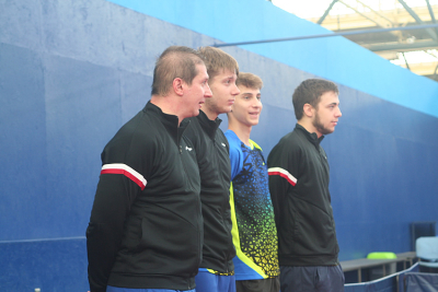 Ekipa STK Zagreb: Tomislav Kolarek, Borna Petek, Gabrijel Marjanovič i Luka Zlatkov